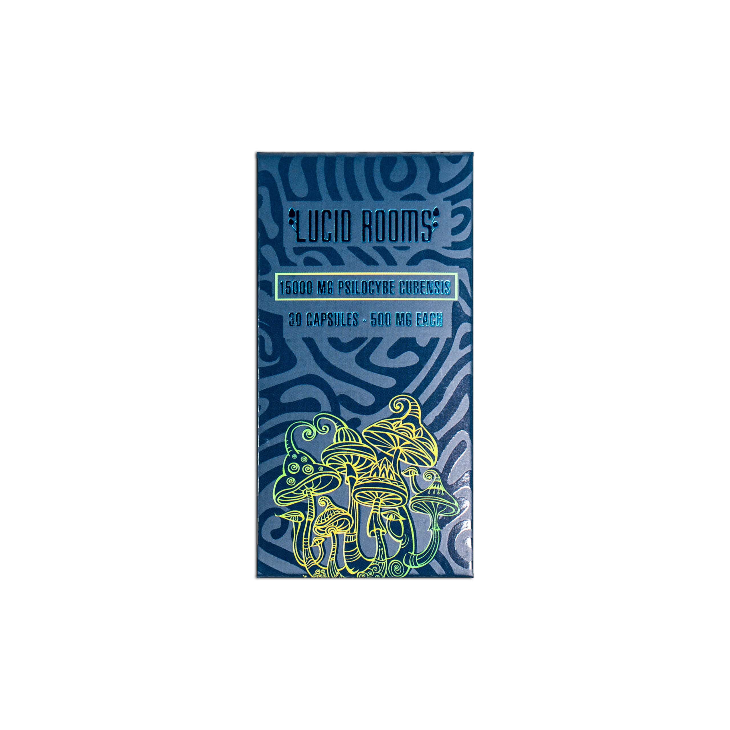 Lucid Rooms – 15000mg Psilocybe Cubensis Capsules
