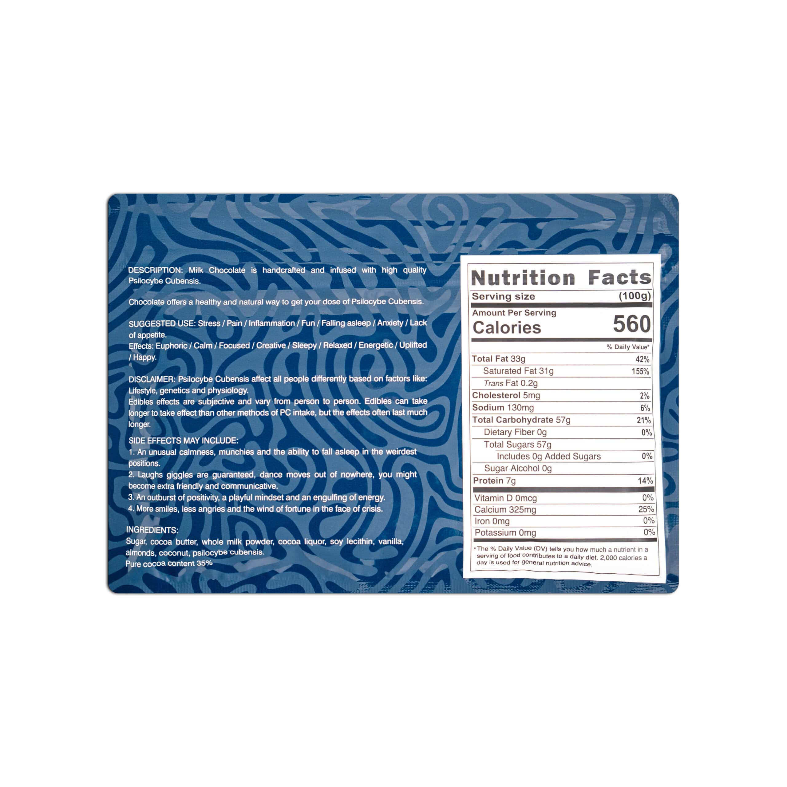 Lucid Rooms – Almonds & Coconut Milk Chocolate Shroom Bar Lucid Rooms – Almonds & Coconut Milk Chocolate Shroom Bar - Image 2