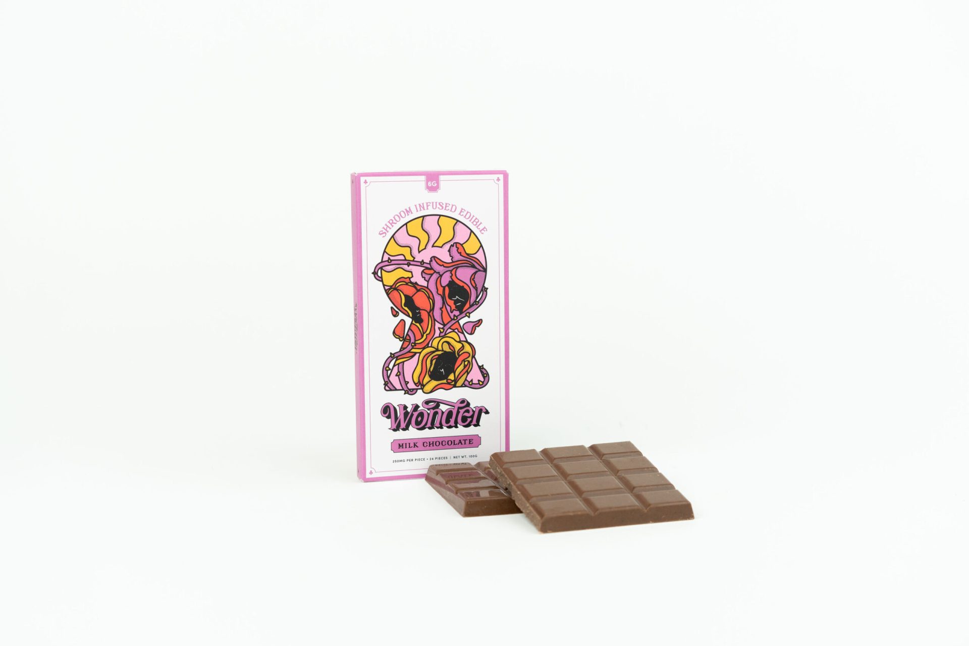 6g Shroom Chocolate – Milk Chocolate by Wonder 6g Shroom Chocolate – Milk Chocolate by Wonder - Image 2