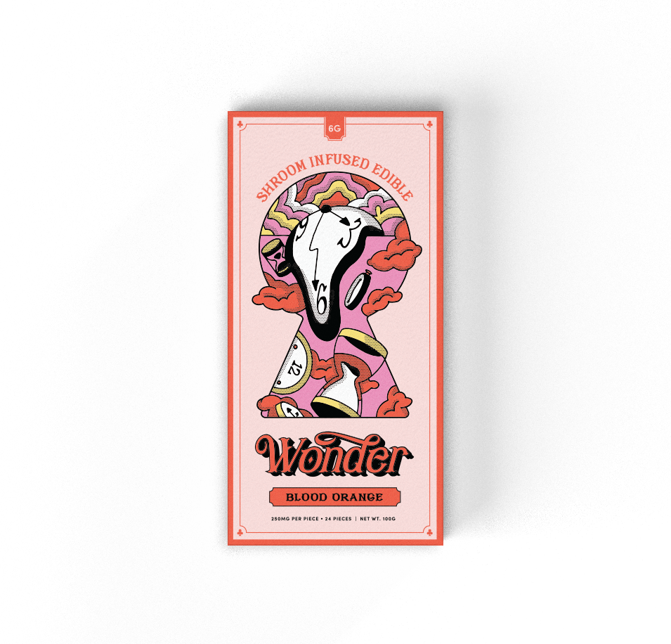 6g Shroom Chocolate – Blood Orange by Wonder 6g Shroom Chocolate – Blood Orange by Wonder