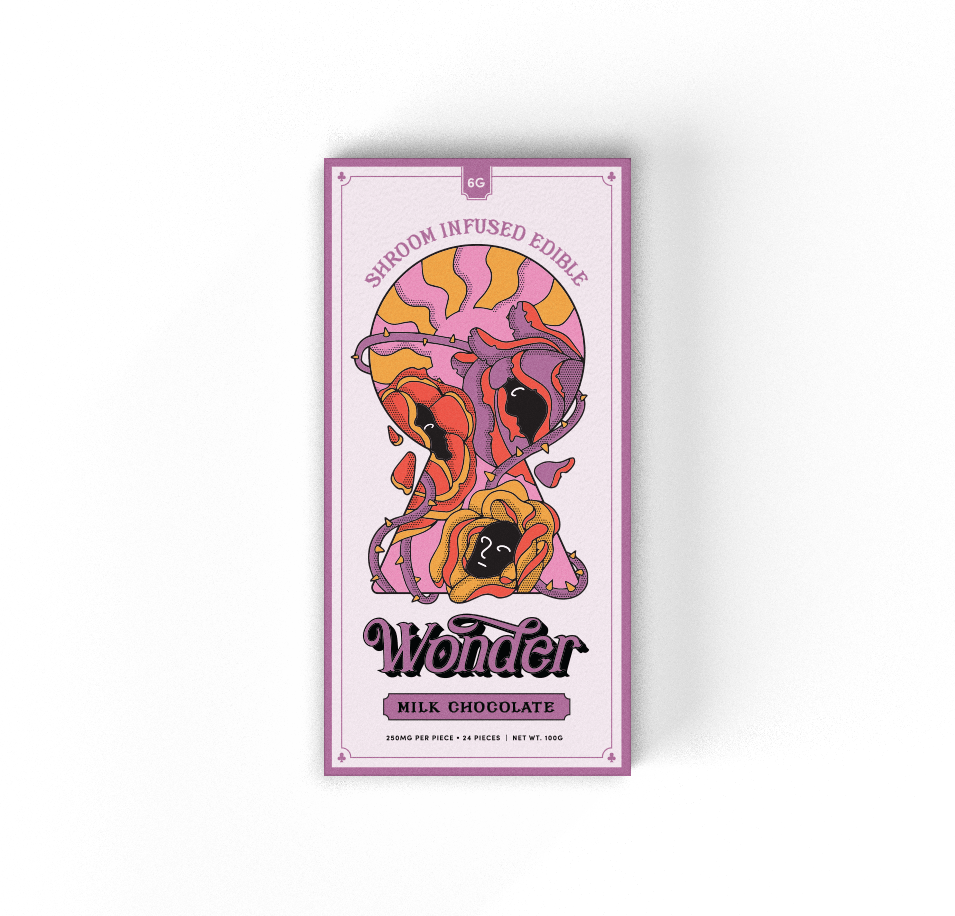 6g Shroom Chocolate – Milk Chocolate by Wonder