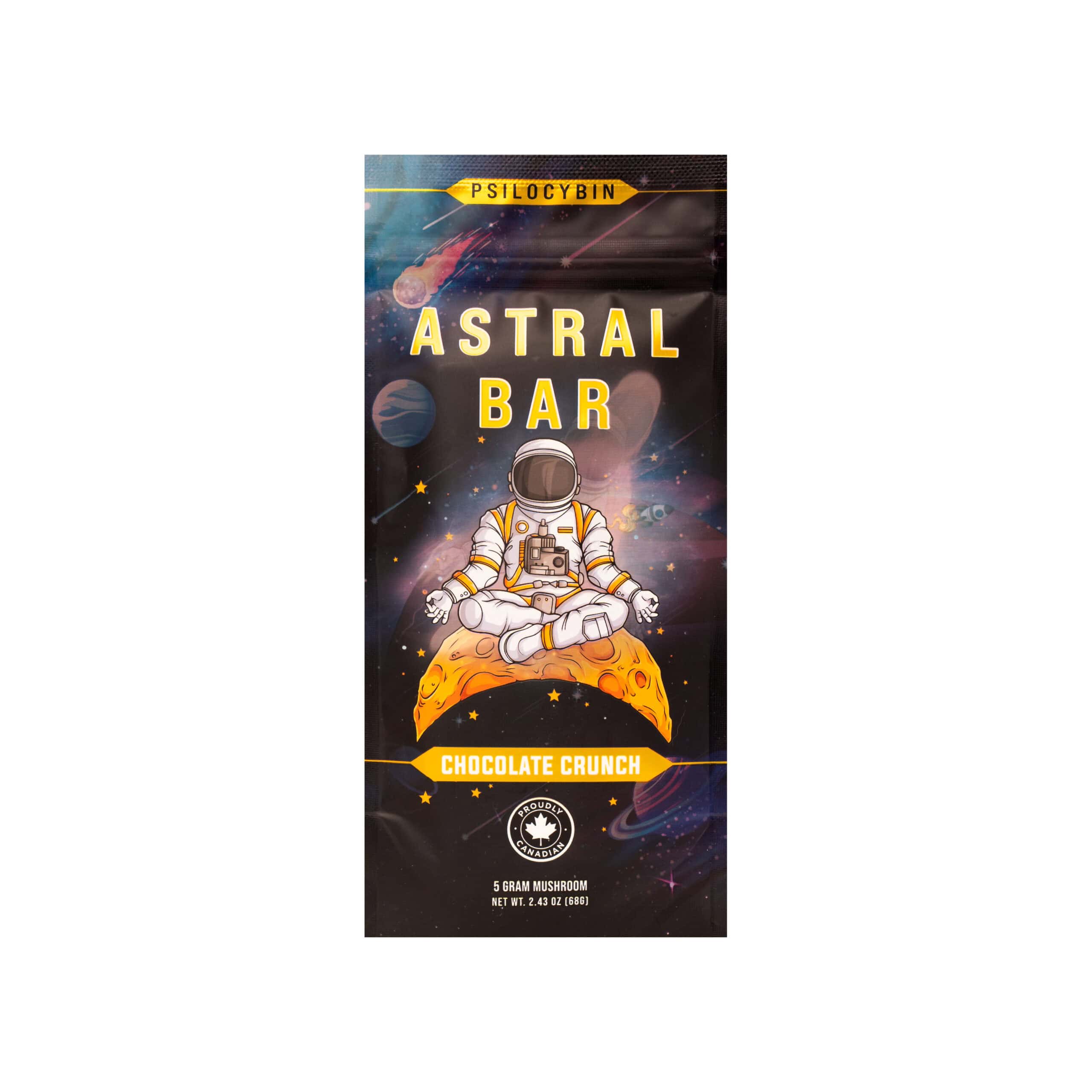 Astral Bars – Chocolate Crunch – Psilocybin Chocolate 5 G