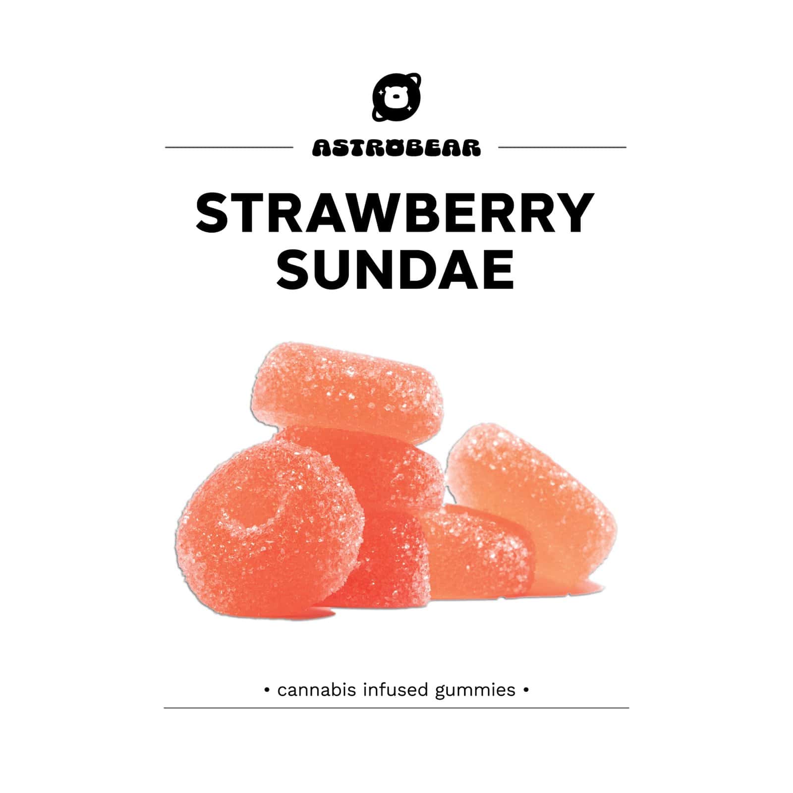 STRAWBERRY SUNDAE 300MG THC GUMMIES STRAWBERRY SUNDAE 300MG THC GUMMIES - Image 2