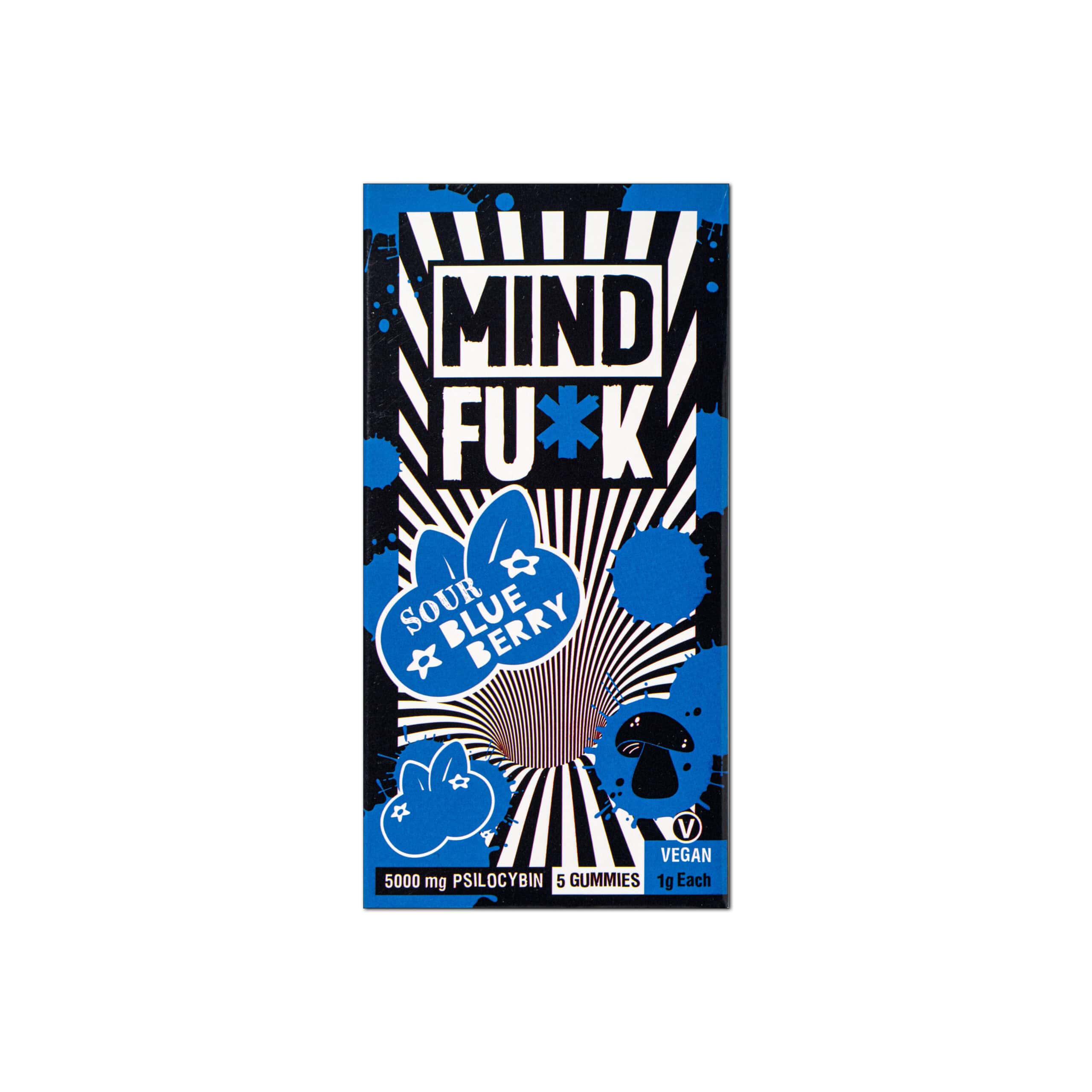 MINDFU*K Sour Blue Berry Gummies – 5000mg